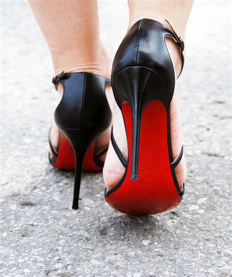 red sole heels